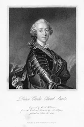 Prinz Charles Edward Stuart, Druck von S. Freeman, ca. 1849